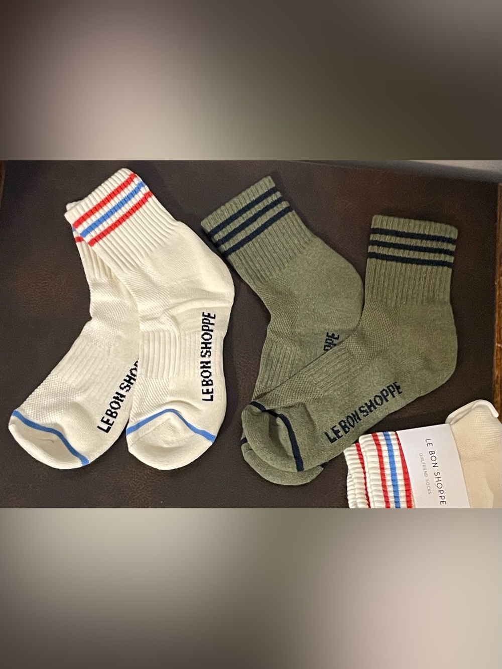 LE BON SHOPPE GIRLFRIEND SOCKS Set of 3 pairs NEW - Picture 8 of 16